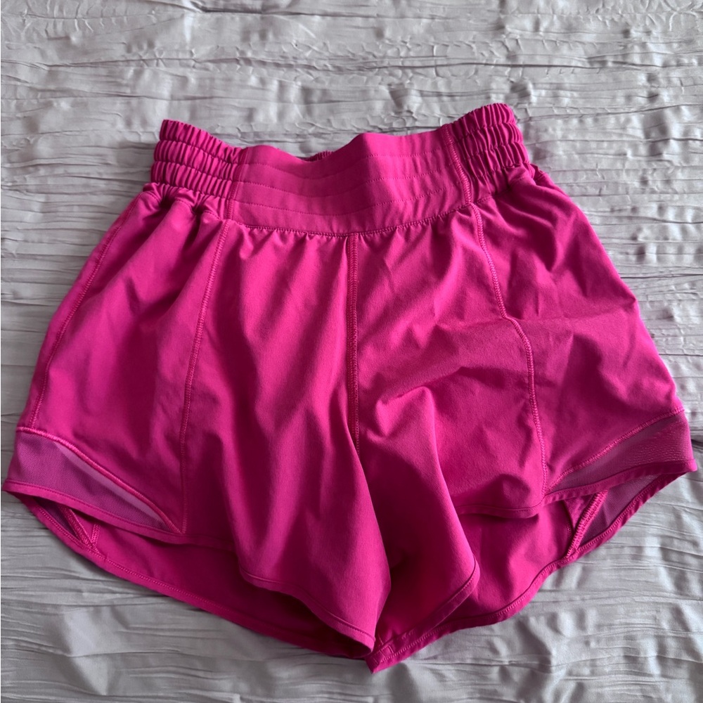 lululemon athletica hotty short Pink Running Shorts
